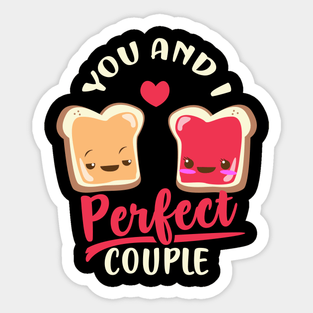 BFF Yummy Food Valentine's Day Stickers