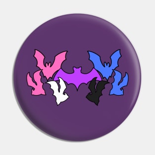 Pride Bats Genderfluid Pin