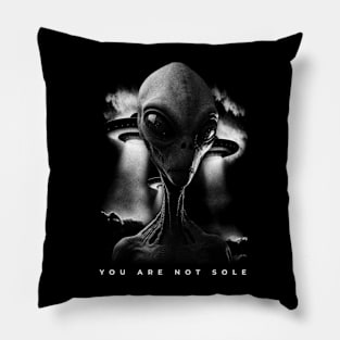 Alien Ufo Abduction Pillow