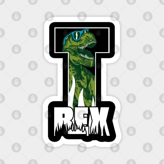 T-Rex funny Magnet by Dolaa