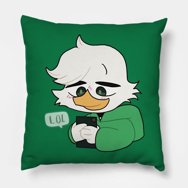 Louie Duck Pillow by Willowsky