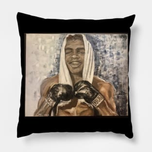 Muhamad Ali By Nikki Limpert Pillow