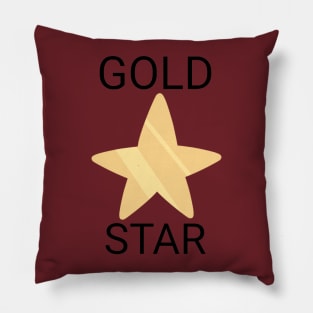 Gold Star Pillow