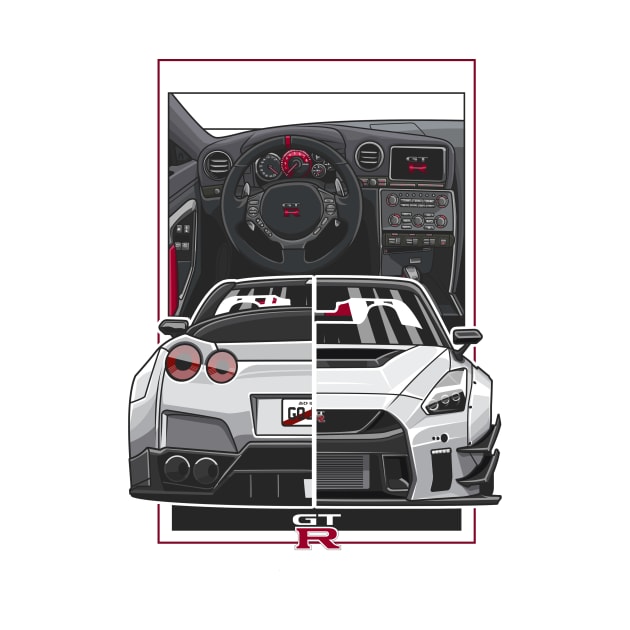 The Nissan Skyline GTR R-35 by Aiqkids Design