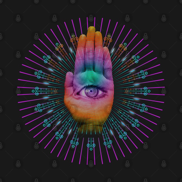 Spiritual Third Eye Hamsa Design by Vector Deluxe