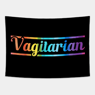 Vagitarian Lesbian Gay Couple Valentines Day Lgbt Tapestry