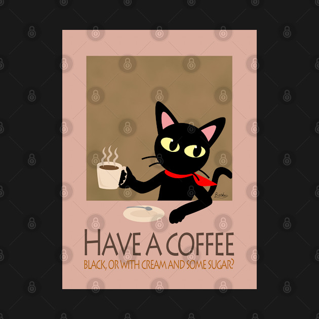 Discover Have a coffe - Cats - T-Shirt