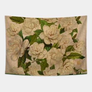 Sixteen Gardenias (Cretonne Edition) Tapestry