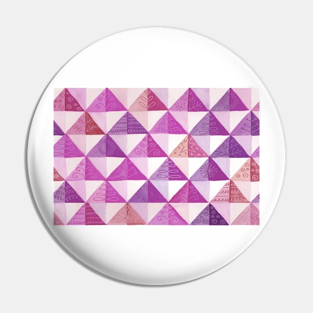 Watercolor quilt - purple Pin by MariaMahar