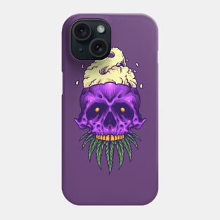 Purple Skull Phone Case