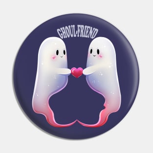 Ghoul-friend Halloween Ghosts Pin