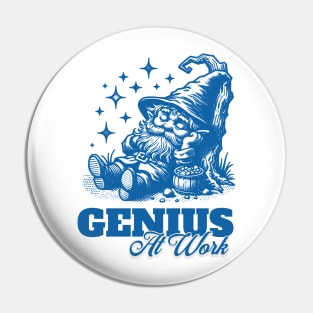 sleeping dwarf | genius at work Pin