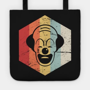 Retro Vintage Creepy Clown Icon Tote