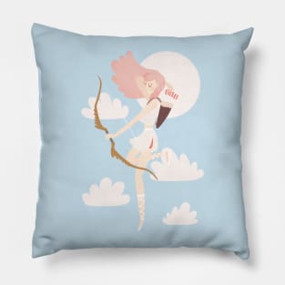 Pink Haired Archer Pillow