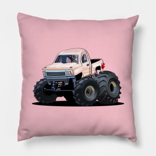Cartoon monster truck Pillow