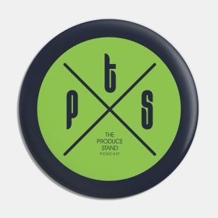 The Produce Stand Podcast patch lime green Pin