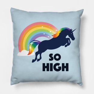 Rainbow Unicorn Flyin' High Pillow