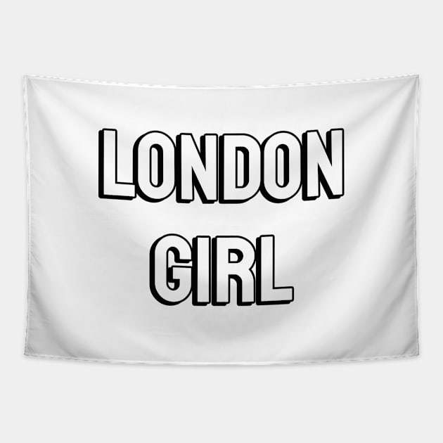 London Girl Tapestry by brightnomad