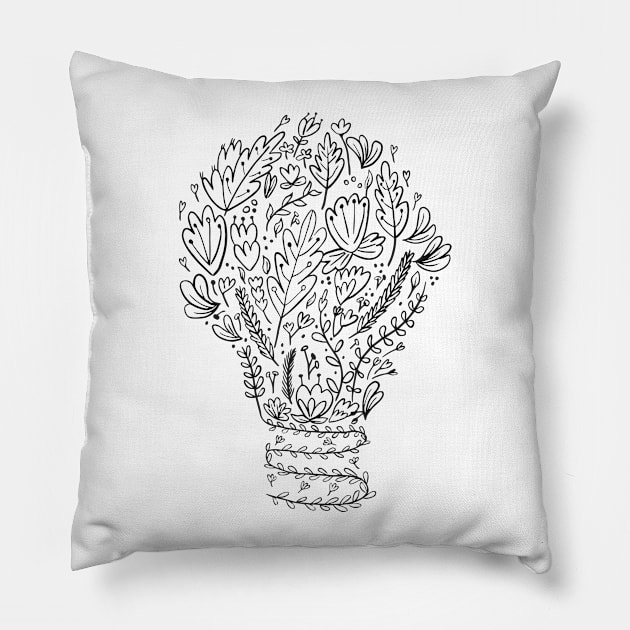 Think Green! Pillow by krimons