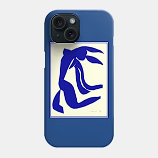 Matisse Modern Art Whimsical Abstract Woman Silhouette Print Phone Case