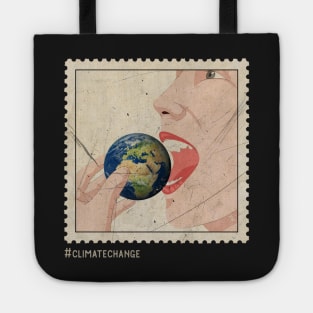 Surrealistic Vintage Climate Change Tote