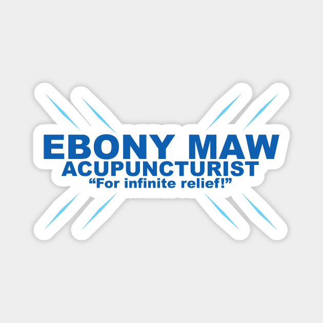 Ebony Maw Acupuncturist Magnet by bacoutfitters