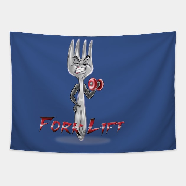 Fork Lift Tapestry by Pigeon585