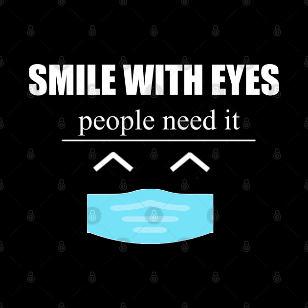 Smile with eyes people need it by Linux-Tech&More