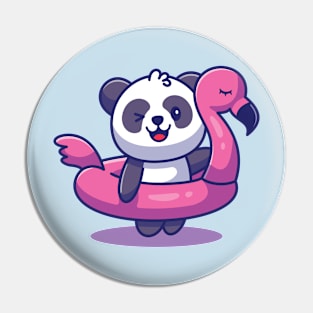 Beach Panda Pin