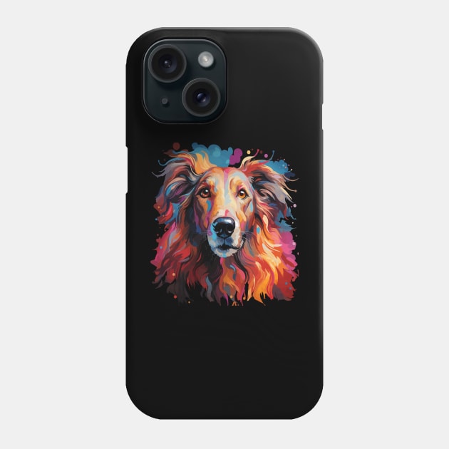 Borzoi Rainbow Phone Case by JH Mart