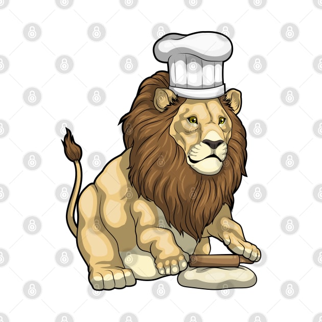 Lion Baker Chef hat by Markus Schnabel