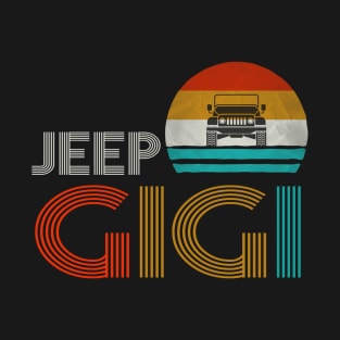 Jeep Gigi Vintage Jeep Retro Jeep Sunset Jeep Men/Women/Kid Jeep T-Shirt