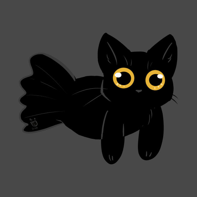 Black Catfish by LeafBunnyStudios