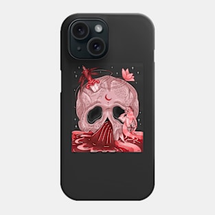 Red pink Phone Case
