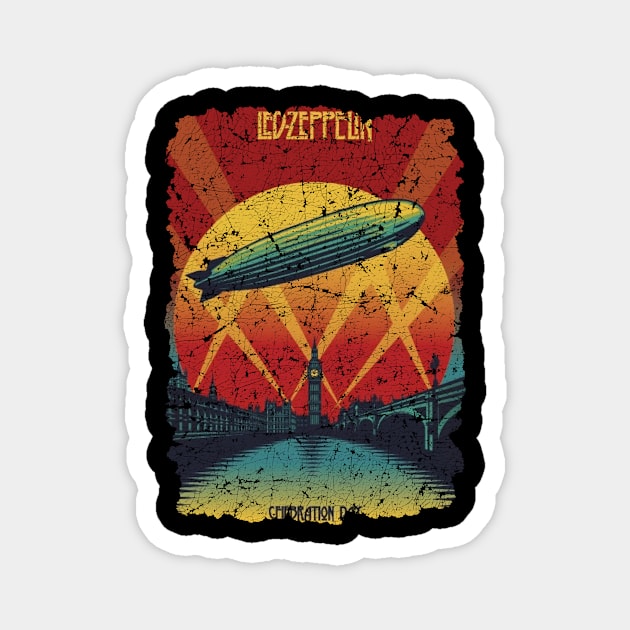 led zepplin Magnet by KurKangG