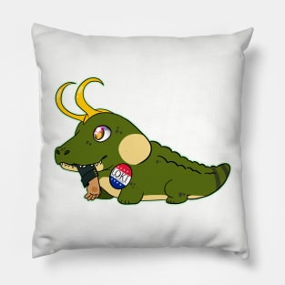 Alligator Loki for President Pillow