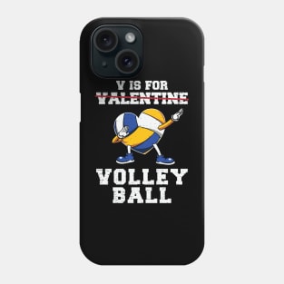 V is for Volleyball - Valentines Day Phone Case