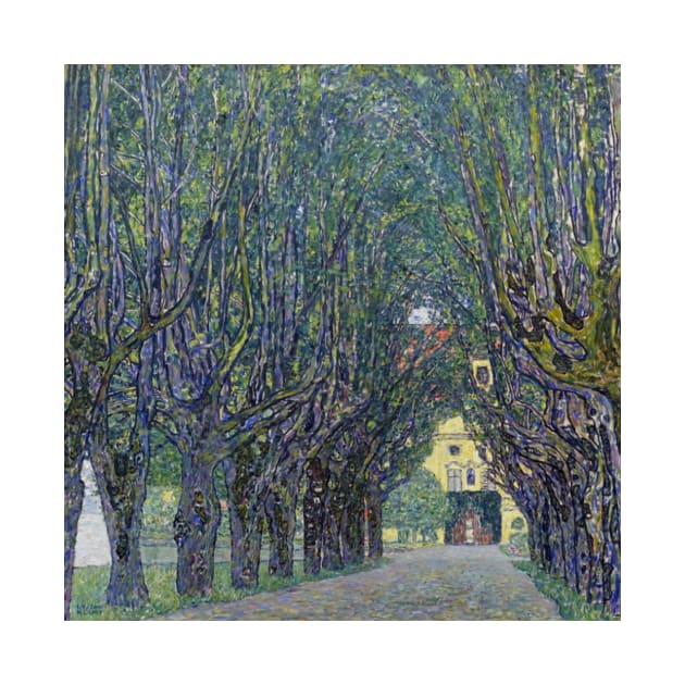 Gustav Klimt's Allee at Schloss Kammer (1910) famous painting. by Your_wardrobe