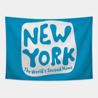 New York The World's Second Home Tapestry