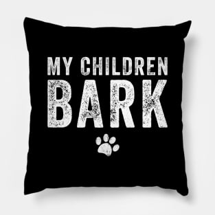 My children bark Pillow