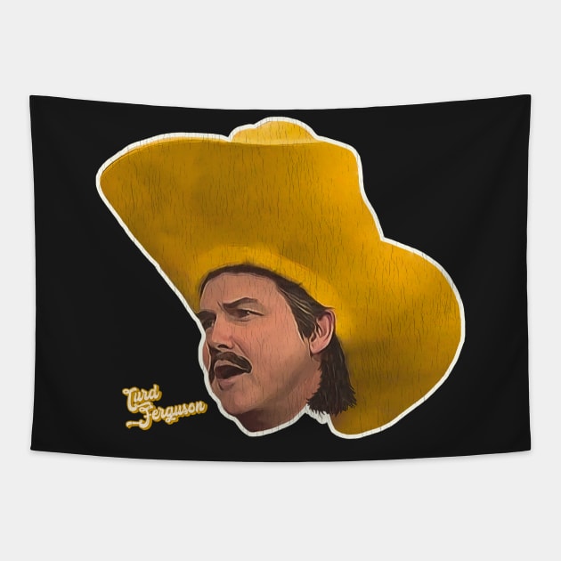 Big Head Turd Ferguson // Retro SNL Celebrity Jeopardy Tapestry by darklordpug