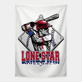 Lone Star Forever Diamond Baseball Tapestry