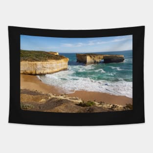 London Bridge, limestone cliffs Port Campbell, Victoria, Australia. Tapestry