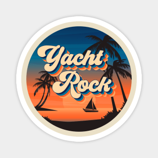 Yacht Rock Circle Magnet