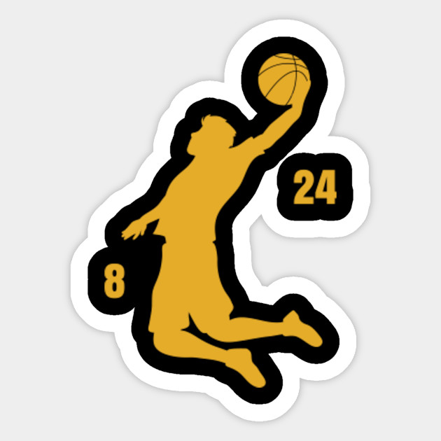 Number 8 And 24 Basketball Sport Memorial Premium Number 8 And
