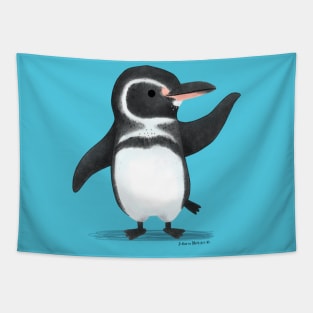 Galapagos Penguin Tapestry