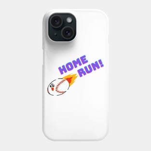 Baseball Home Run | Baseball Gift Ideas | Softball Gift Ideas | Sports Enthusiast | Game Day Phone Case