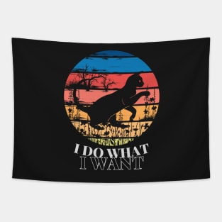 I Do What I Want Cat Lover Sunglasses cat Tapestry