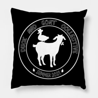 Duck and Goat Co. 2021 Vacation Logo Pillow