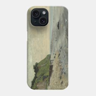 Cliffs on the Sea Coast: Small Beach, Sunrise by Gustave Courbet Phone Case